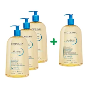 Pachet Atoderm ulei de dus,  1L, Bioderma Laboratoire Dermatologique