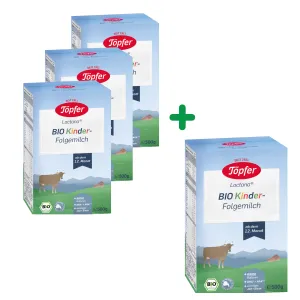 Pachet Topfer BIO Kinder Organic Follow-on milk, 500 grame, Topfer